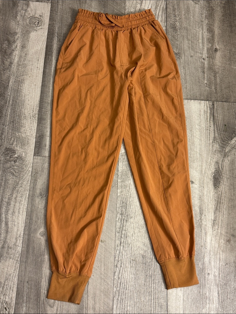 Vanilla Star Rust Orange Skinny Jogger Pants